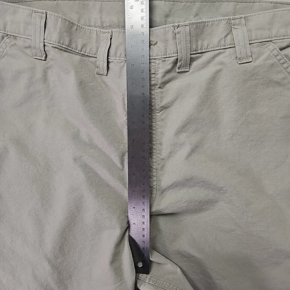 Carhartt Men's 44 Tan Solid Canvas Carpenter Workwear Original Fit Shorts‎ B144